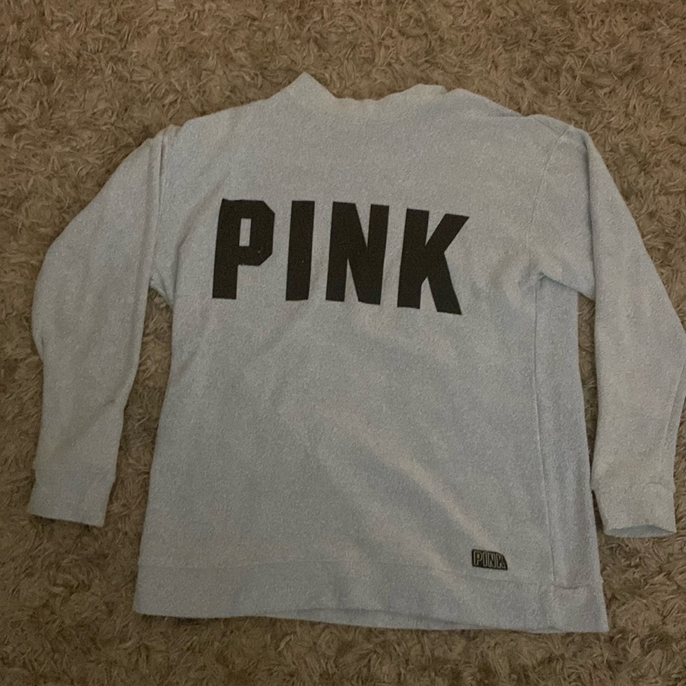 Brand name PINK color sky blue very soft SIZE large